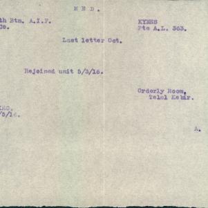 Soldier packet page