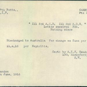 Soldier packet page