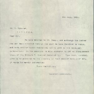 Soldier packet page