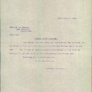 Soldier packet page