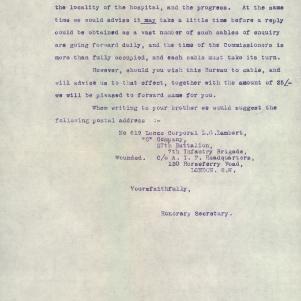 Soldier packet page
