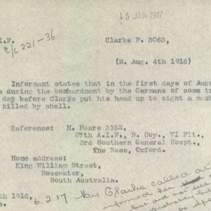 Soldier packet page