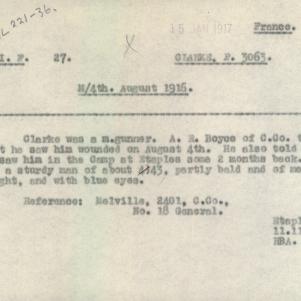 Soldier packet page