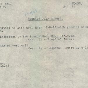Soldier packet page