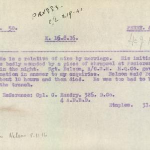 Soldier packet page