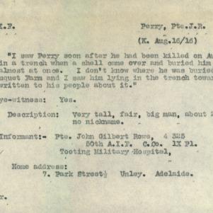 Soldier packet page
