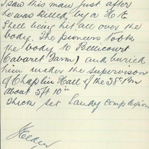 Soldier packet page