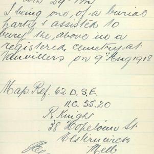 Soldier packet page