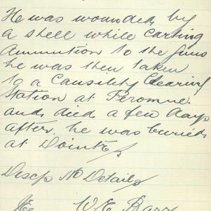 Soldier packet page