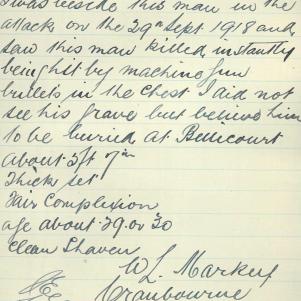 Soldier packet page