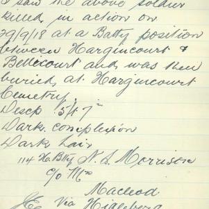 Soldier packet page