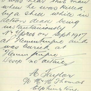 Soldier packet page
