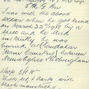 Soldier packet page
