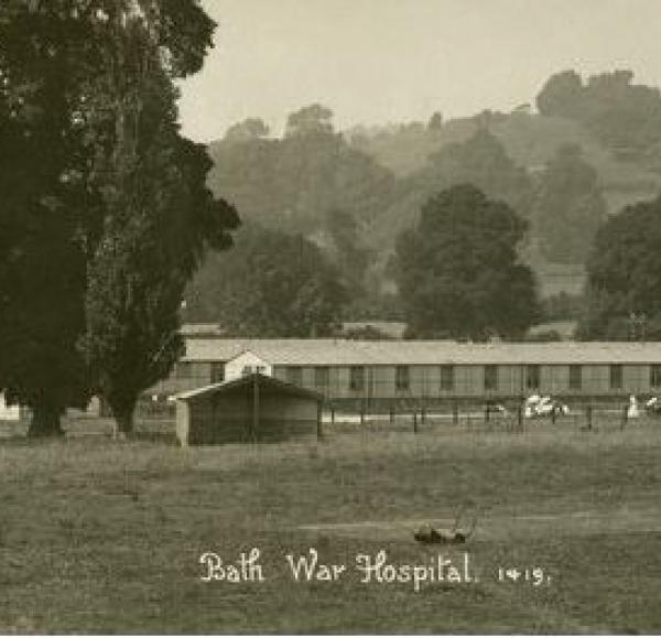 Source: http://www.bathintime.co.uk/image/942771/general-view-bath-war-hospital-combe-park-bath-c-1916