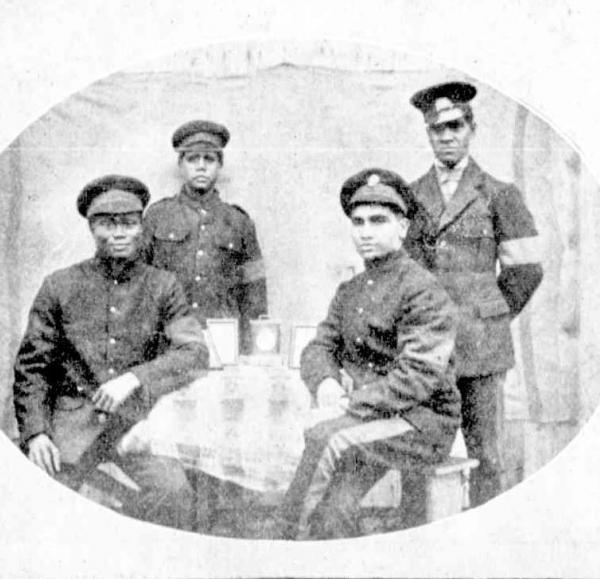 Group of prisoners, including Private Roland Carter of Pt McLeay | Source: http://trove.nla.gov.au/newspaper/article/87555279