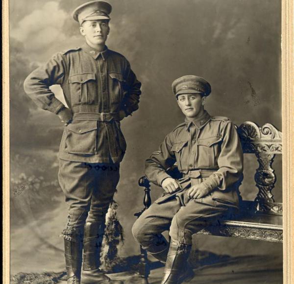 L to R: John Lewis and Frank Palmer Smith | Source: https://www.flickr.com/photos/state-records-sa/8556321384