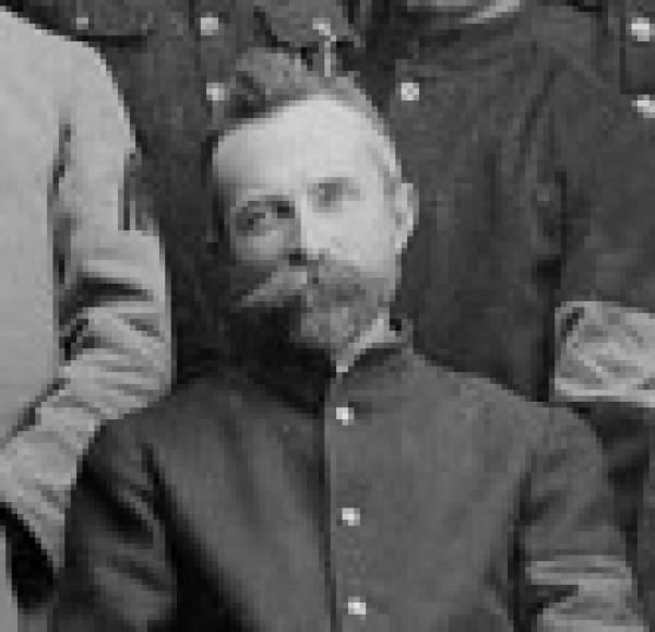 Herbert Horner, detail from group of POWs | Source: https://www.awm.gov.au/collection/H13918